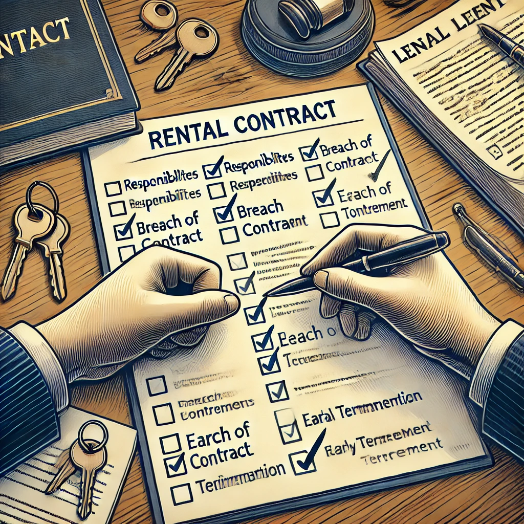如何簽訂合法且全面的租房合約？詳解雙方責任、違約條款及提前解約，確保你的租房過程順利無虞
