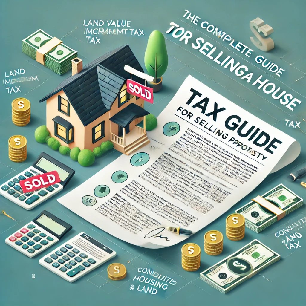 賣房稅務全攻略：從土地增值稅到房地合一稅，讓你輕鬆搞懂賣房所需繳納的稅費