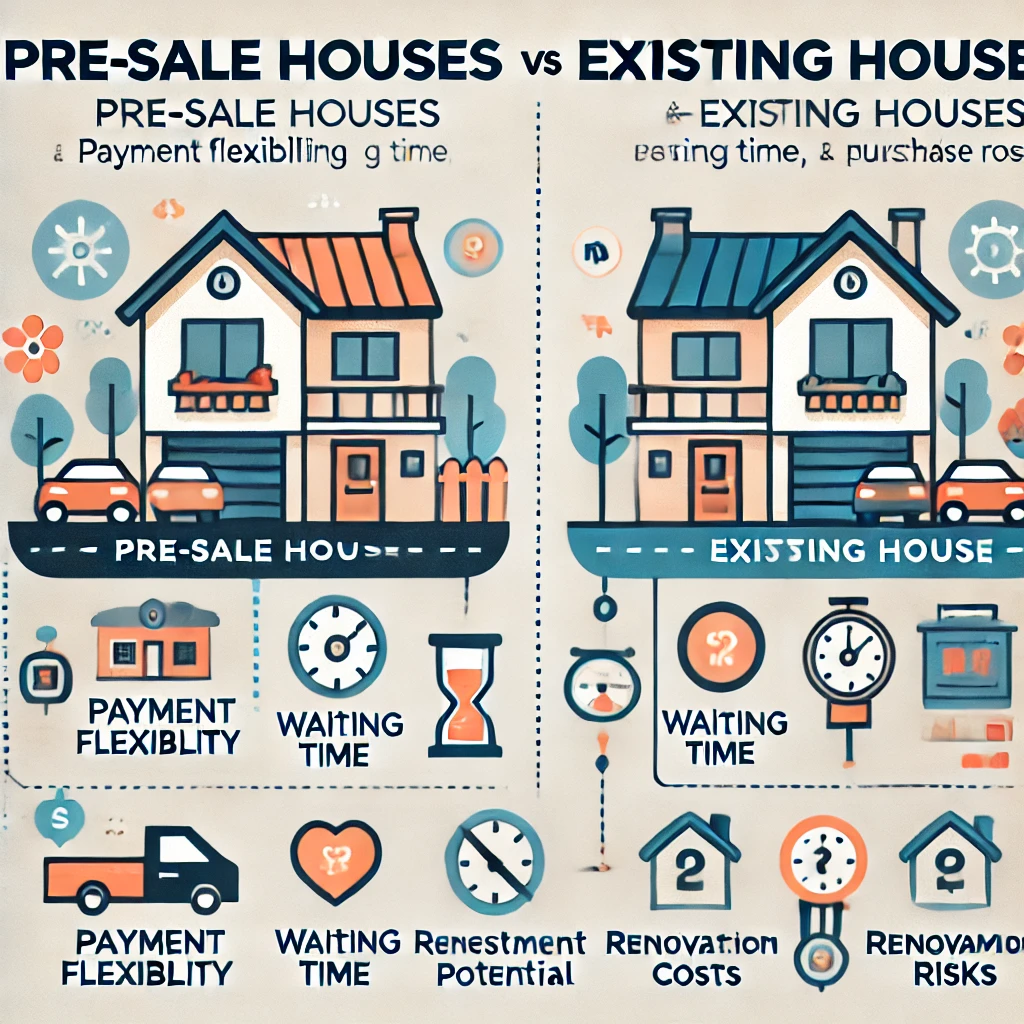 預售屋 vs. 成屋，哪個更適合你？從資金、風險到增值潛力全方位解析！
