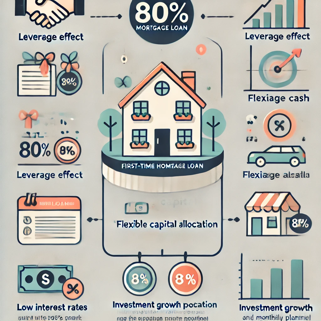 首購貸款 8 成到底有多香？房貸槓桿術解析，如何用 5 倍槓桿輕鬆買房、穩健增值？
